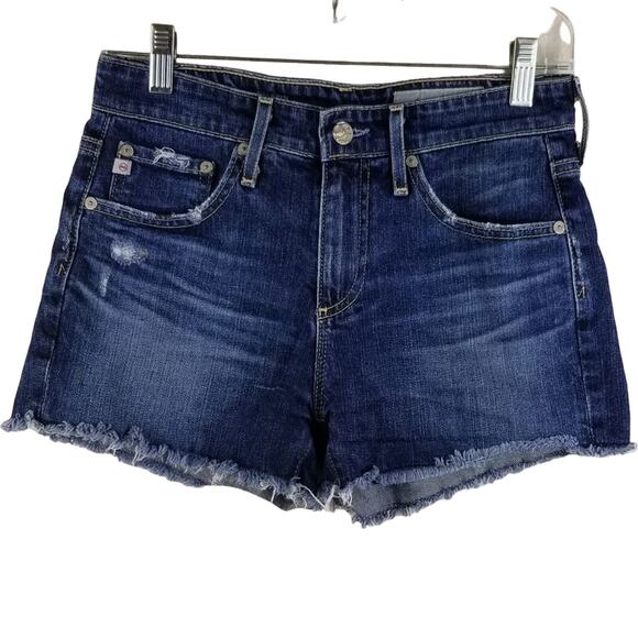 Adriano Goldschmied Byrn Ex Boyfriend Off Jean Distressed Short 24 - Picture 1 of 7